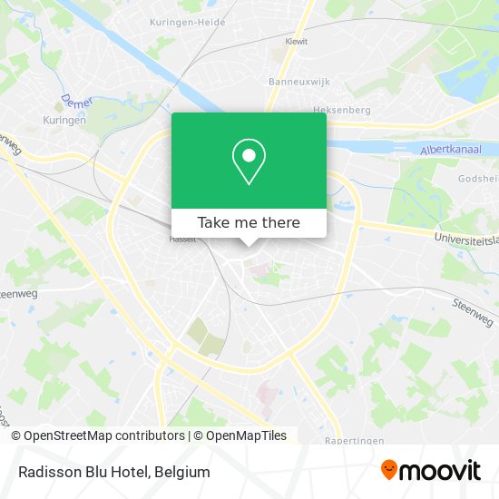 Radisson Blu Hotel map