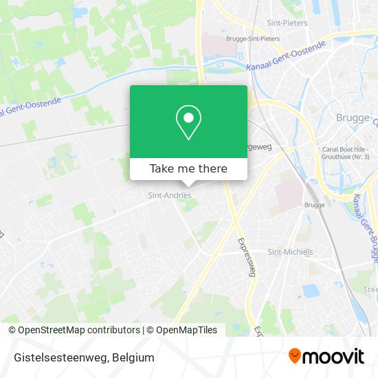 Gistelsesteenweg map