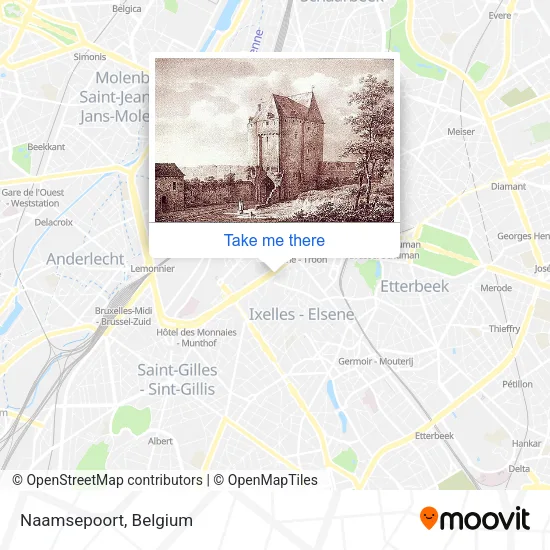 Naamsepoort map