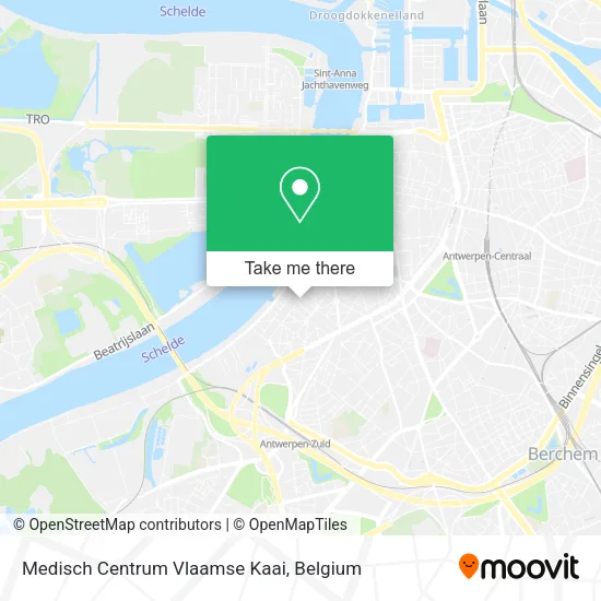 Medisch Centrum Vlaamse Kaai map