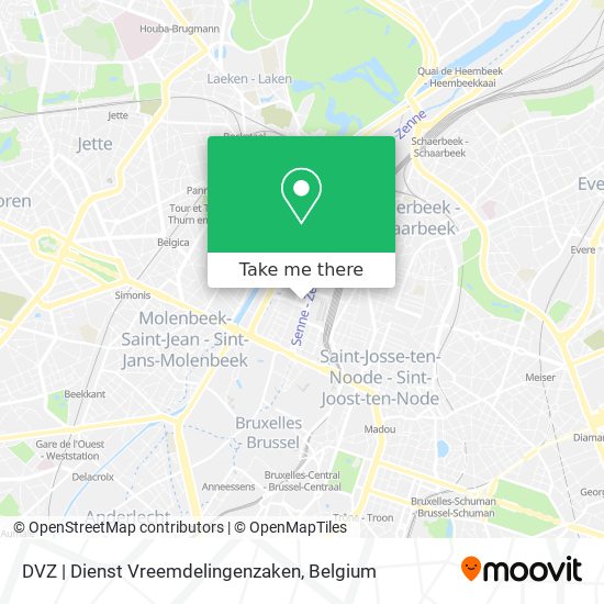 DVZ | Dienst Vreemdelingenzaken map