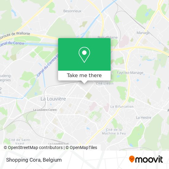 Shopping Cora map