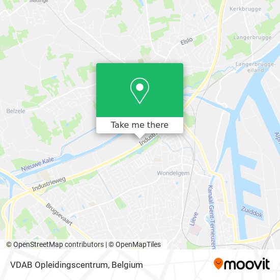 VDAB Opleidingscentrum map