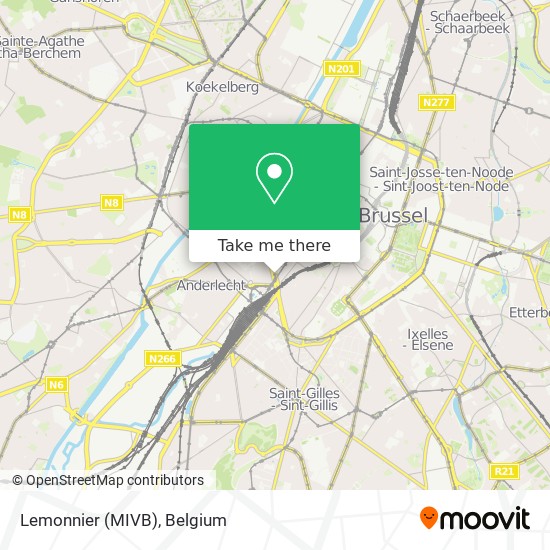 Lemonnier (MIVB) map