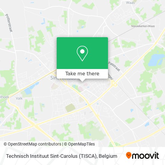 Technisch Instituut Sint-Carolus (TISCA) map