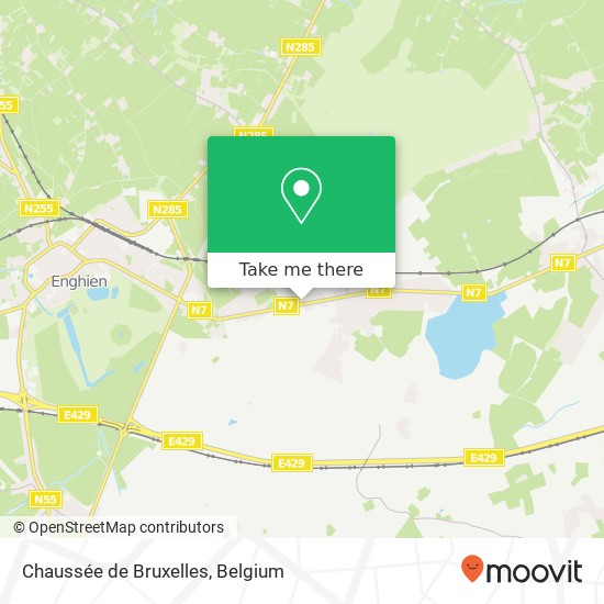 Chaussée de Bruxelles map