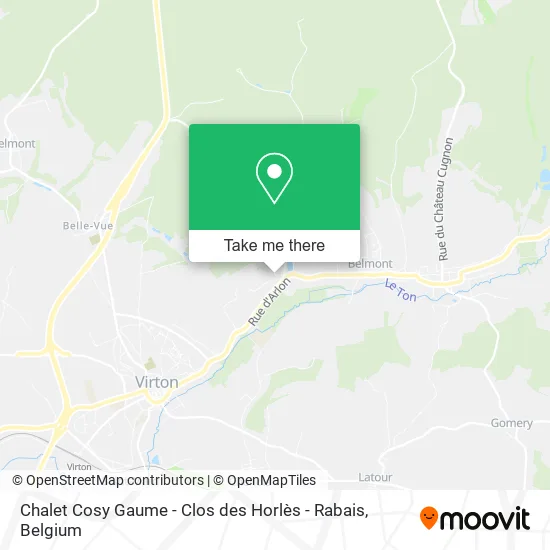 Chalet Cosy Gaume - Clos des Horlès - Rabais map