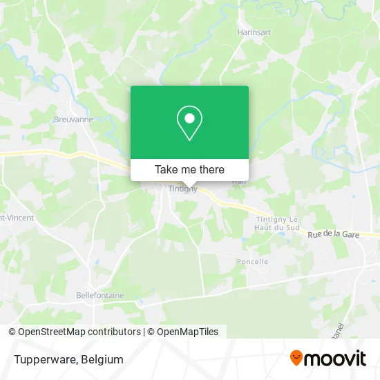 Tupperware map