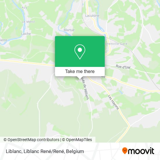 Liblanc, Liblanc René/René map
