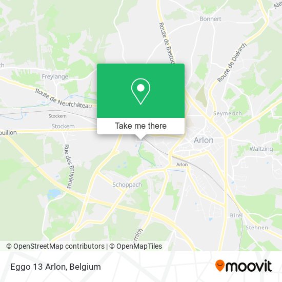 Eggo 13 Arlon map