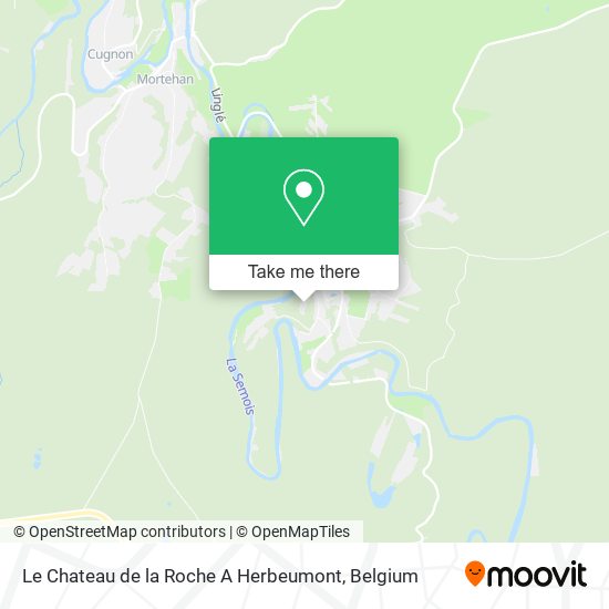 Le Chateau de la Roche A Herbeumont plan