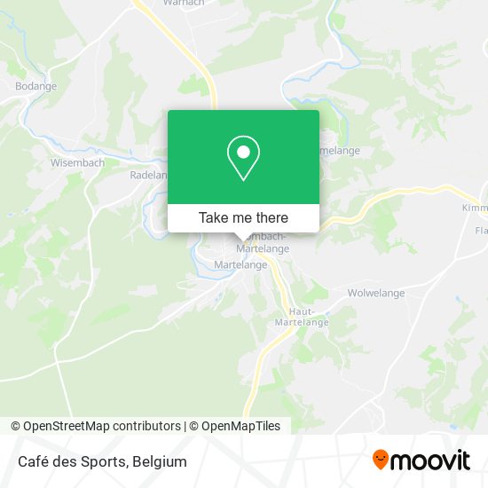 Café des Sports map