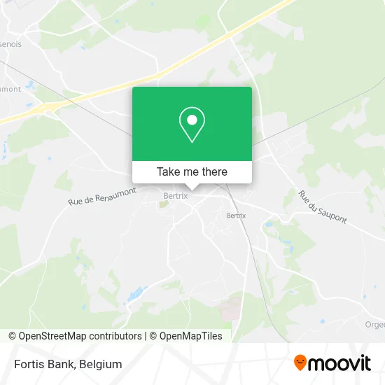 Fortis Bank map
