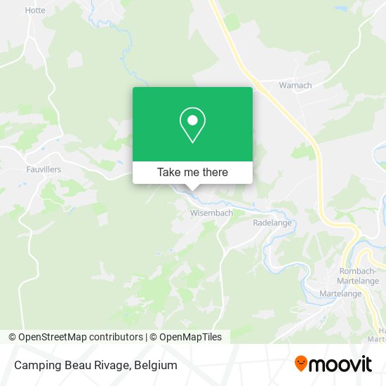 Camping Beau Rivage map