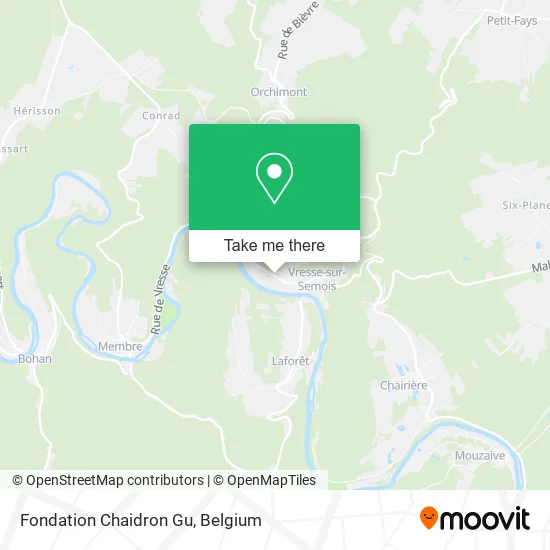 Chaidron Gu Foundation map