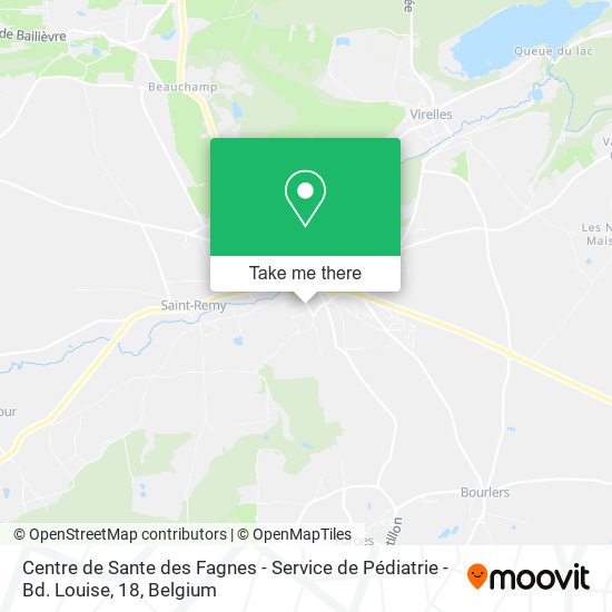 Centre de Sante des Fagnes - Service de Pédiatrie - Bd. Louise, 18 map
