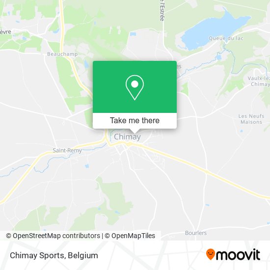Chimay Sports map