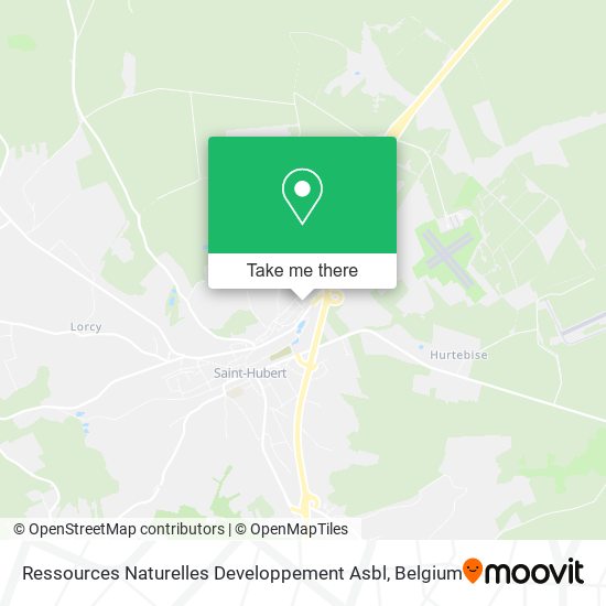 Ressources Naturelles Developpement Asbl map