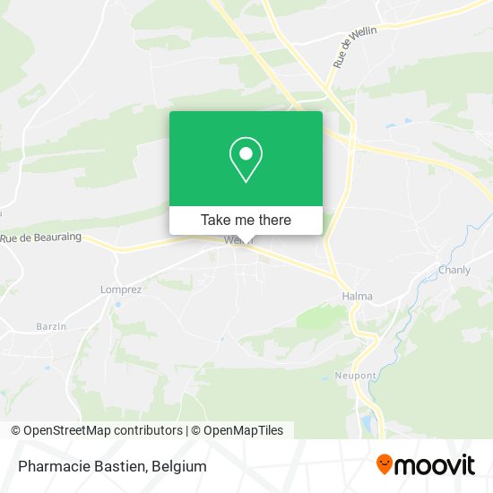 Pharmacie Bastien map