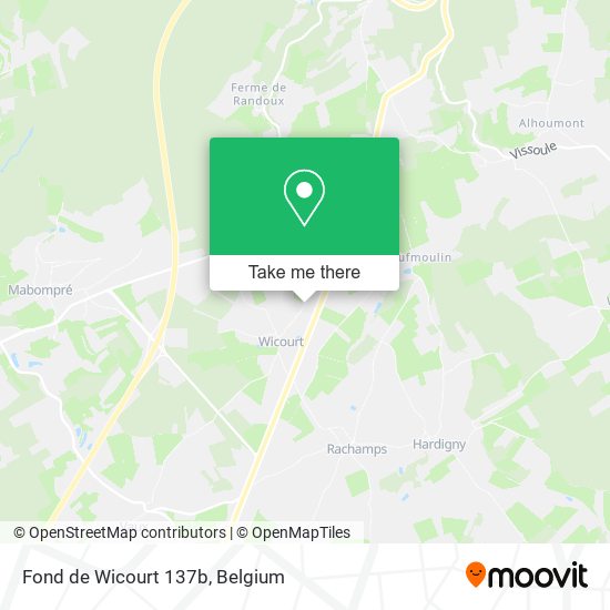 Fond de Wicourt 137b map