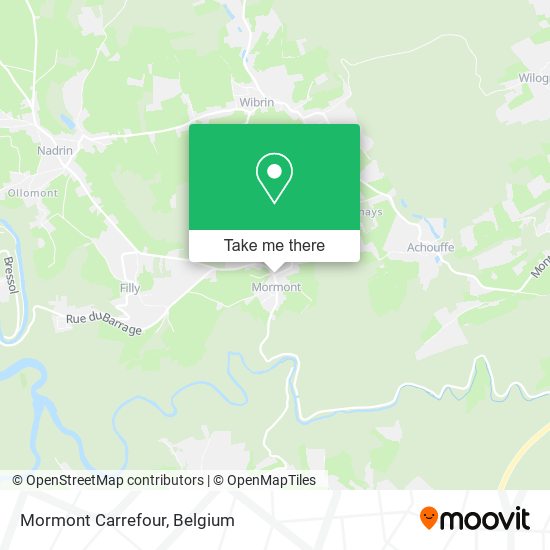 Mormont Carrefour map