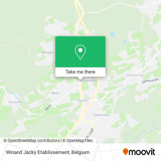 Winand Jacky Etablissement map