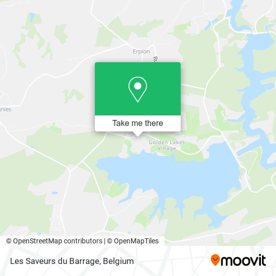 Les Saveurs du Barrage map