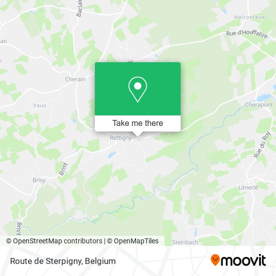 Route de Sterpigny plan