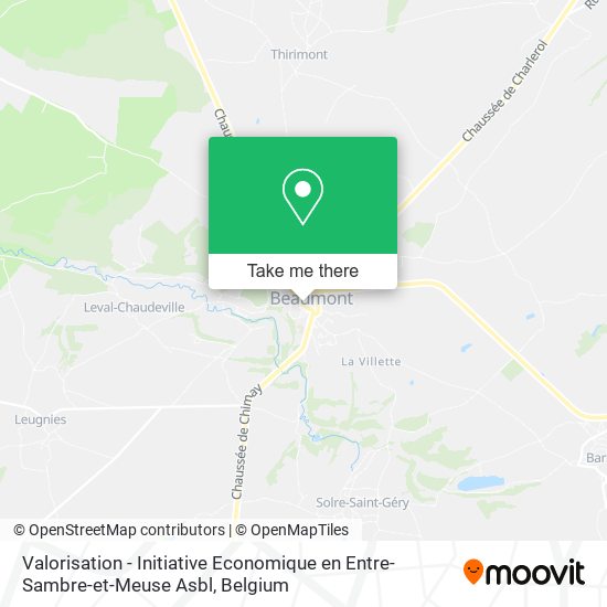 Valorisation - Initiative Economique en Entre-Sambre-et-Meuse Asbl map