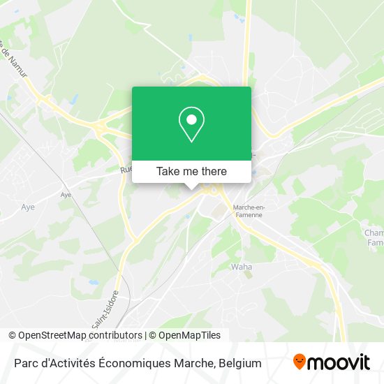 Parc d'Activités Économiques Marche plan