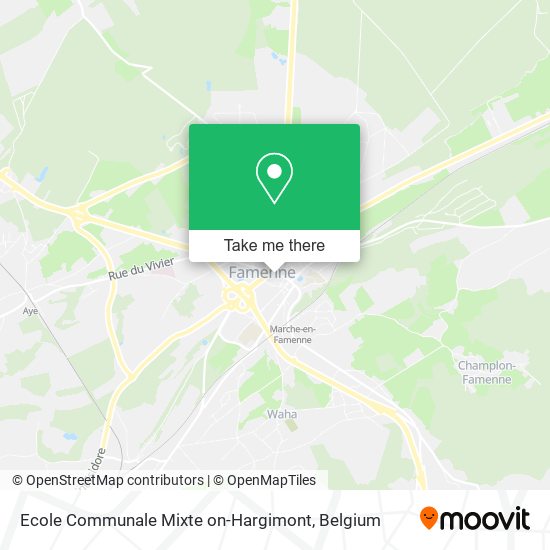 Ecole Communale Mixte on-Hargimont plan