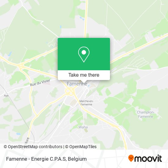 Famenne - Energie C.P.A.S map