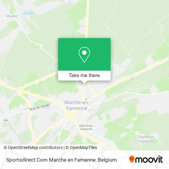 Sportsdirect.Com Marche en Famenne map