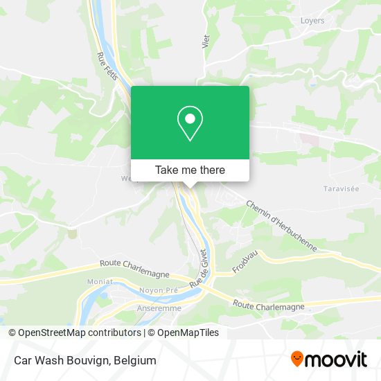 Car Wash Bouvign plan