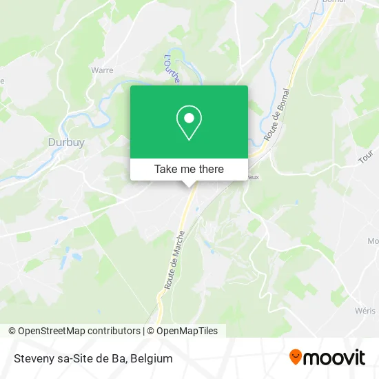 Steveny sa-Site de Ba map