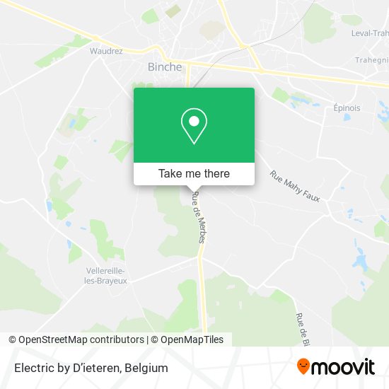 Electric by D’ieteren map