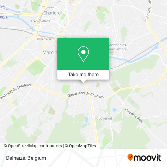 Delhaize map