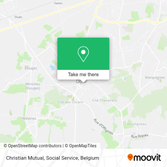 Christian Mutual, Social Service map