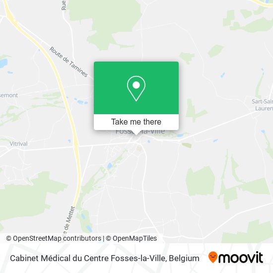 Cabinet Médical du Centre Fosses-la-Ville plan