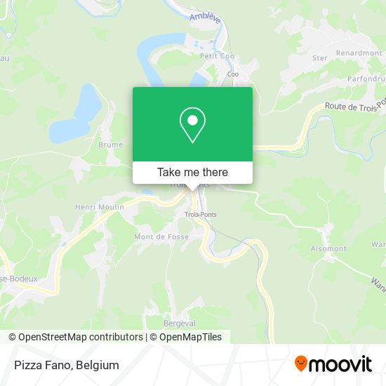 Pizza Fano map