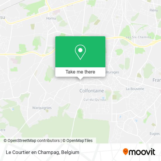 Le Courtier en Champag map