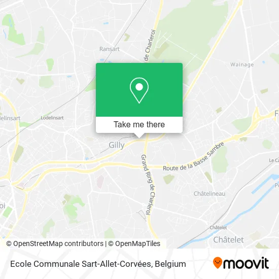 Ecole Communale Sart-Allet-Corvées map