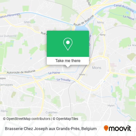 Brasserie Chez Joseph aux Grands-Près map