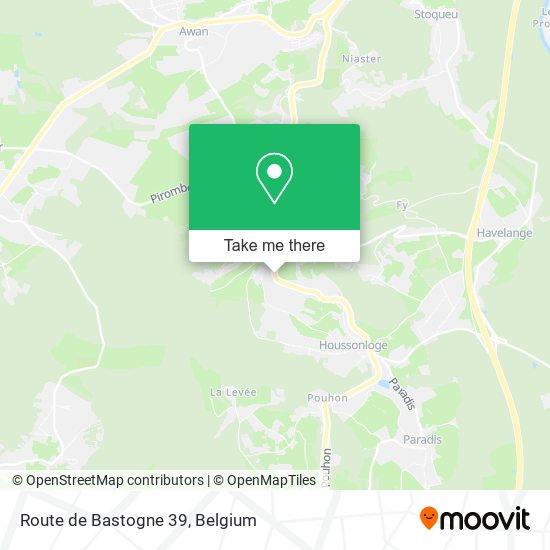 Route de Bastogne 39 plan