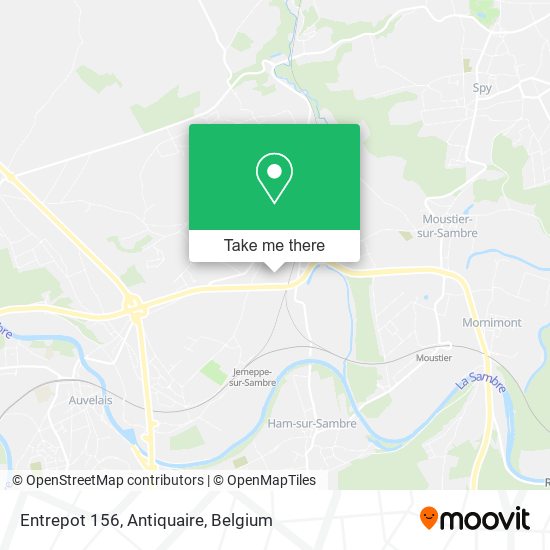 Entrepot 156, Antiquaire map