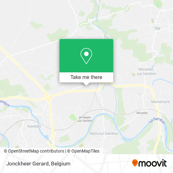 Jonckheer Gerard map
