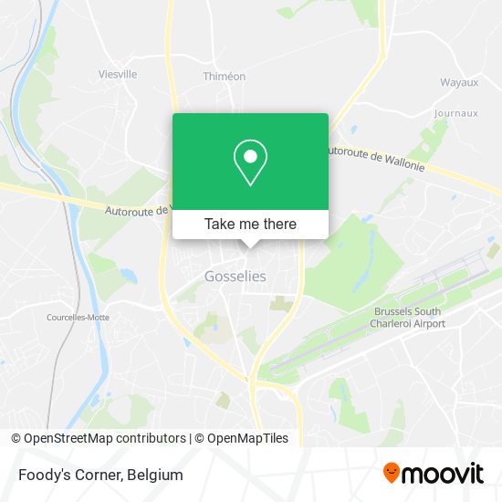 Foody's Corner map