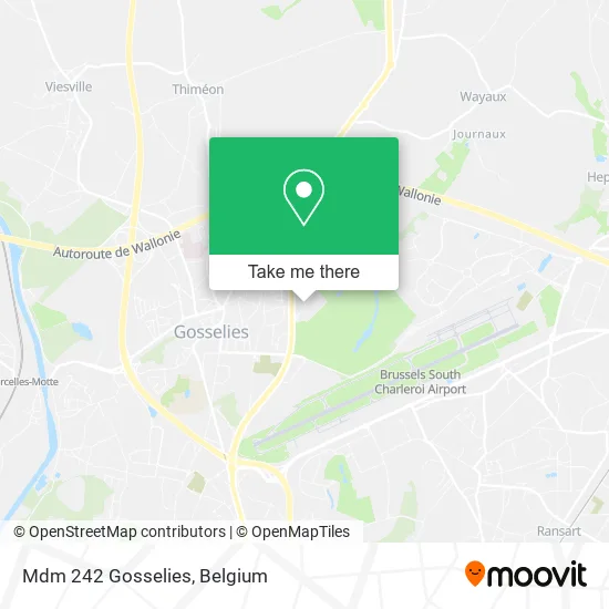 Mdm 242 Gosselies map