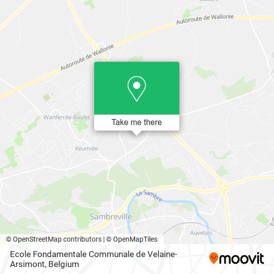 Ecole Fondamentale Communale de Velaine-Arsimont plan