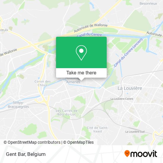 Gent Bar map